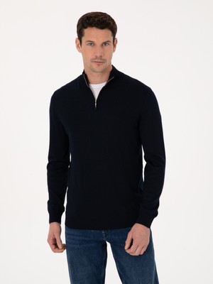 Cacharel Erkek Lacivert Regular Fit Kazak 50311893-VR033