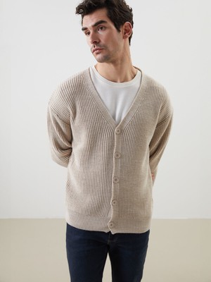 Lc Waikiki Yeni Sezon Standart Kalıp V Yaka Erkek Triko Hırka