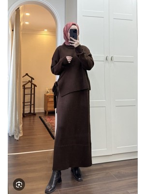 Bağlama Detaylı Ikili Triko Takım