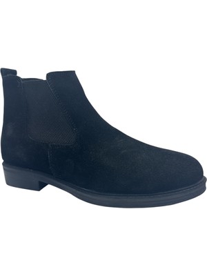 Papuccu GMB26W1163216 Chelsea Siyah Süet