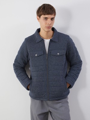 Lc Waikiki Yeni Sezon Slim Fit Gömlek Yaka Erkek Mont