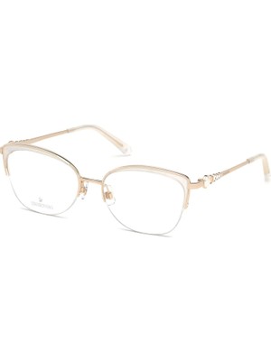 Swarovski Swarovskı 5307 55 032B Altın Gradyan Beyaz Incı Swarowskı Taşlı Kelebek Kadın Gözlük