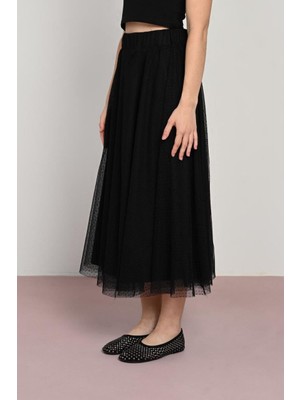 Loco Loco Kız Çocuk 7990 Puanlı Tül Uzun  Etek