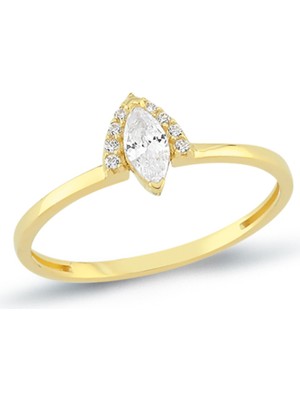 Oroline Kuyumculuk 8 Ayar Trend Altın Yüzük