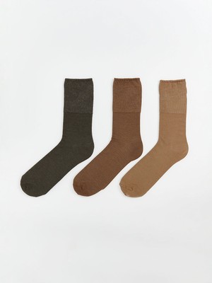 LC Waikiki Karışık Bambu Erkek Soket Çorap 3'lü