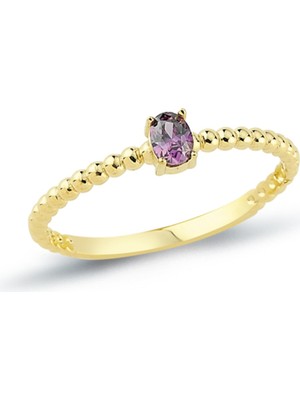 Oroline Kuyumculuk 14 Ayar Altın Minimal Rüya Yüzük