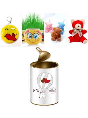 E-Hediyeci I Love You Yazılı Sevimli Romantik Hediye Seti, Sevgiliye Hediye, Arkadaşa Hediye, Doğum Günü Hediyesi, Hediye Seti, Romantik Hediyeler