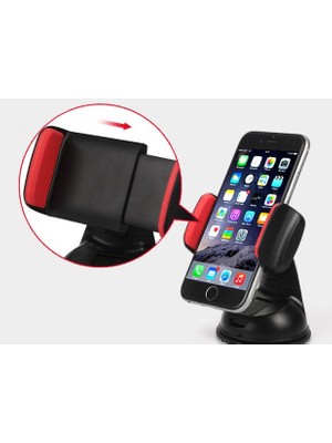 Ttt Araç İçi Torpido ve Cam Vakumlu Kısa Boy Telefon Tutucu