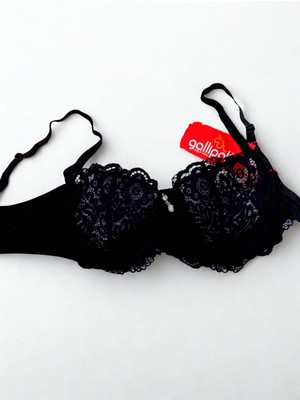 Gallipoli Balenli, Dantelli Kapsız Toparlayıcı Minimizer Sütyen 11370