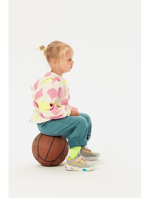 Vicco Lamb Işıklı Kız Okul Öncesi Gümüş Spor Ayakkabı