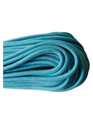 Turkuaz Paracord Hayatta Kalma Ipi, 30M - 300KG, Dayanıklı Kamp Ekipmanları, Kamp Aksesuarları