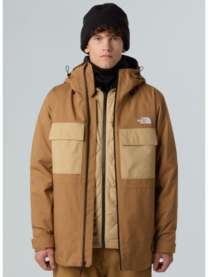 The North Face NF0A7WYFWK21-TRICLIMATE Jacket Kahve Düz Erkek Mont