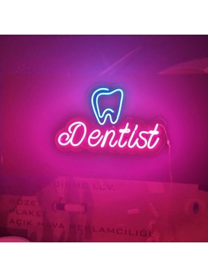 Dis Hekimi Neon Tabela Neon Yazı Dekoratif Aydınlatma