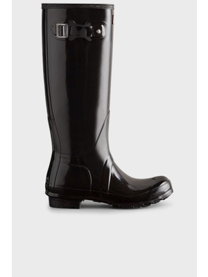 Hunter Originals Wellington Parlak Kadın Siyah Uzun Bot Kadın Siyah Uzun Bot Wft1000rgl-Blk