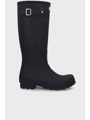 Hunter Logolu Su Geçirmez Uzun Yağmur Çizmesi Erkek Yağmur Çizmesi HFRM0002252BE