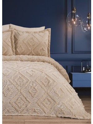 Bella Home 3 Parça Rüya Pike Takımı - Çit Kişilik - 240X260 cm - Orijinal Kutulu