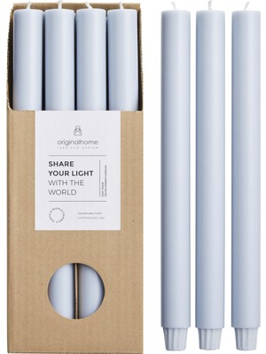 The Mia Uzun Şamdan Mumu Mavi 30 cm