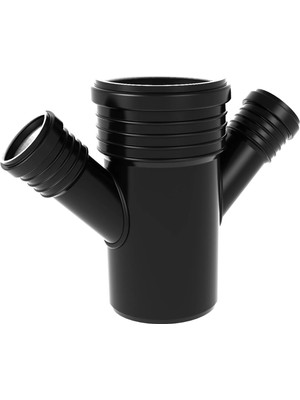 Wavin 100X100 Wavın Çift Çatal 45" Sitech