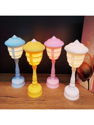 Ett Renkli Sokak Lambası Tasarımlı LED Işık Dinç Store - 004982