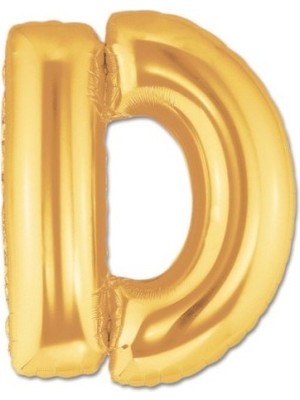 Ett Altın Sarısı Folyo Harf Balon 1 Metre Dinç Store - 004982