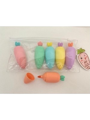 Ett Havuç Tasarımlı Fosforlu Kalem Seti Dinç Store - 004982