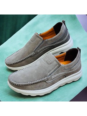 KAFKASLAR AYAKKABI Bağcıksız Tımberland Model Tam Ortopedik Gerçek Deri Günlük Erkek Ayakkabı