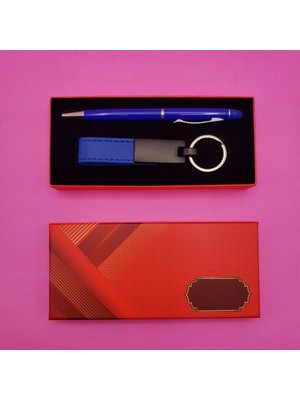 Ett Mavi Anahtarlık ve Kalem Seti Dinç Store - 004982