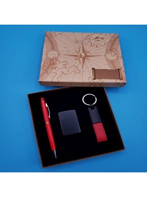 Ett Anahtarlık Çakmak ve Kalem Hediye Seti Dinç Store - 004982