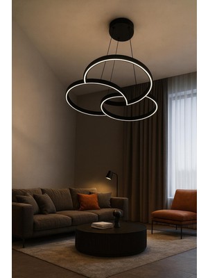 Avizem Ledli Avize Soul Siyah