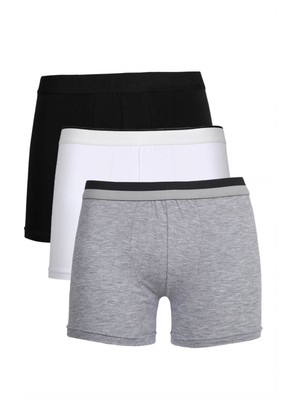 Moda Çizgi Erkek Penye 3'lü Boxer 40100