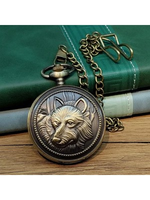 Ett Kurt Motifli Antika Köstekli Saat Dinç Store - 004982