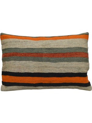 Kilim Antik El Dokuma Dekoratif Kilim Kırlent Yastık Kılıfı 1385 - Yeni - Çok Renkli