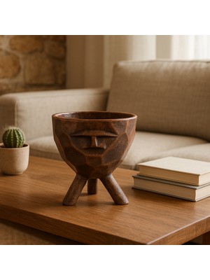 Dekoratif Saksı Üç Ayaklı