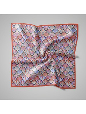 Piramit Naturel Eşarp | Yelpaze