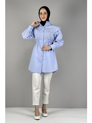 Moda Çizgi Desenli Tunik