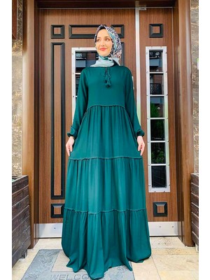 Moda Çizgi Tesettür Elbise