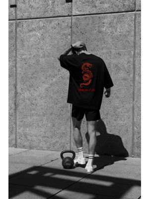 Dragon Store Premium %100 Pamuk 'ejderha' Baskılı Unısex Tişört