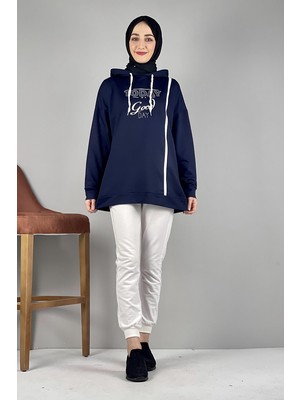 Moda Çizgi Desenli Tunik