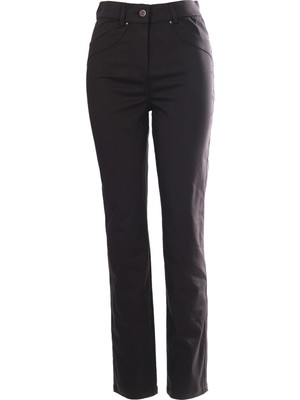 Seleste Minimalist Yüksek Bel Kadın Pantolon - Regular Fit - Günlük & Ofis