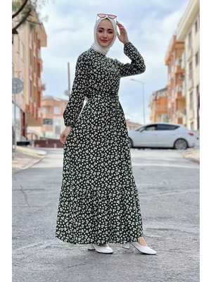 Moda Çizgi Tesettür Elbise