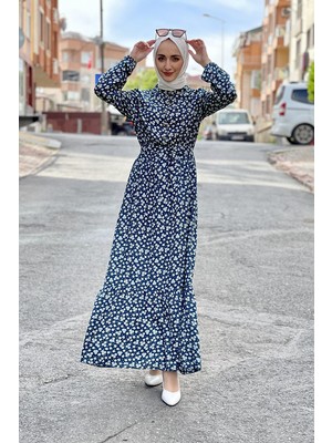 Moda Çizgi Tesettür Elbise