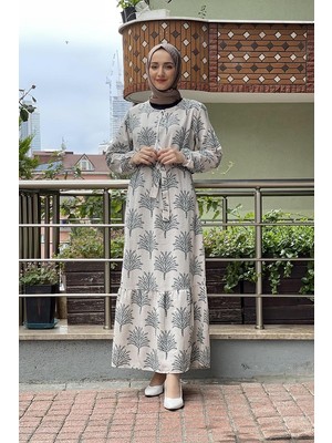 Moda Çizgi Tesettür Elbise