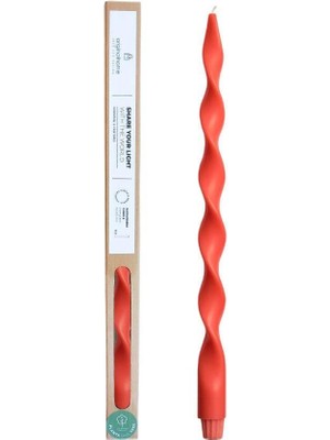 The Mia Burgu Mum Parlak Kırmızı 40 cm