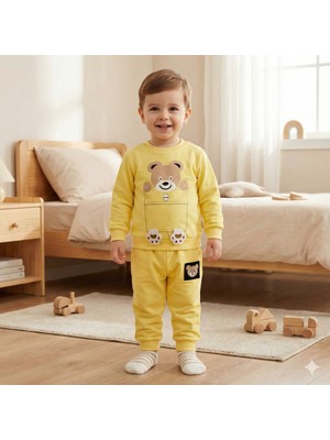 Patili Ayı Mevsimlik Erkek Bebe Çocuk Takım