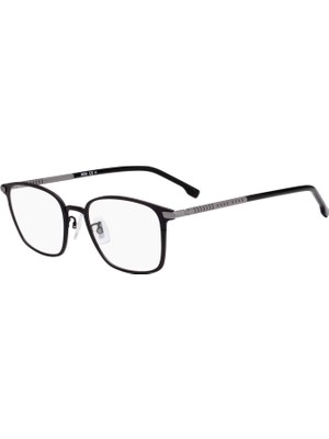 Hugo Boss 1071 F 53 003 Tıtanıum  Sıyah  Unısex Dikdörtgen Gözlük