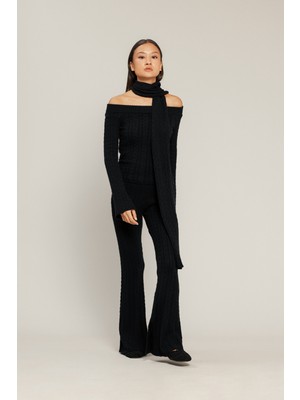 Nisan Triko Atkılı Triko Takım