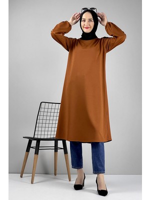 Moda Çizgi Desenli Tunik