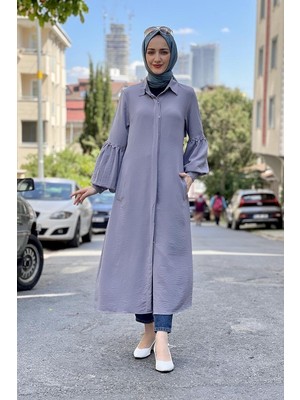 Moda Çizgi Desenli Tunik