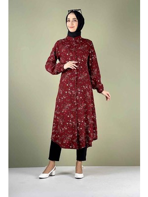 Moda Çizgi Desenli Tunik