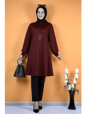 Moda Çizgi Desenli Tunik